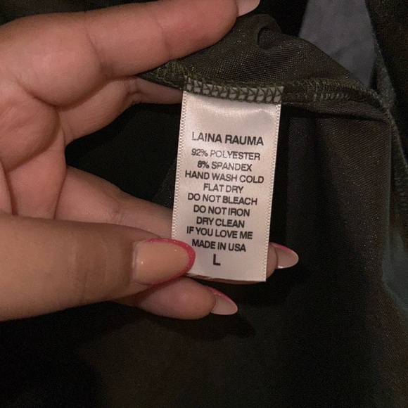 Laina Rauma The Button Down Shirt Sz L #S3 - Picture 5 of 5